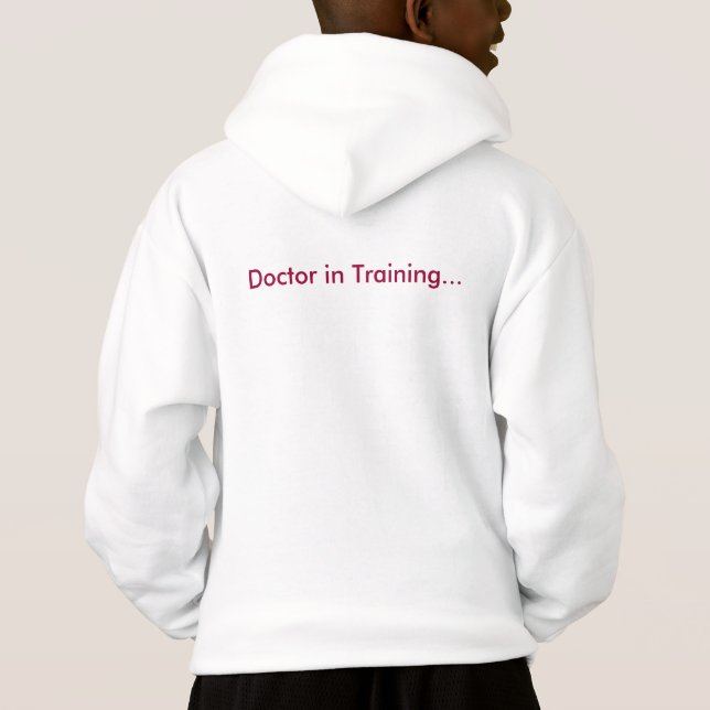 Ein Doktor im Training Hoodie (Rückseite)