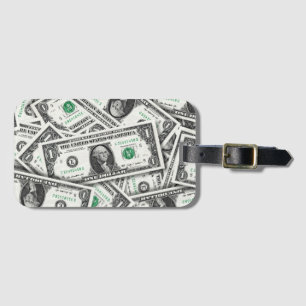 Ein-Dollar-Schein-Muster Gepäckanhänger