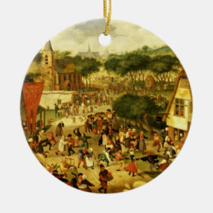 Ein Dorf angemessen Keramikornament