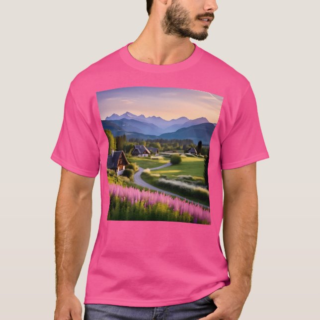 Ein Dorf Chiffon Top (Vorderseite)