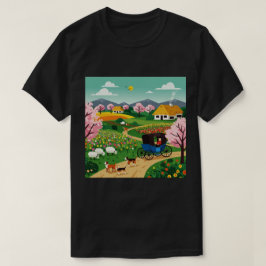Ein Dorf im 19. Jahrhundert T-Shirt