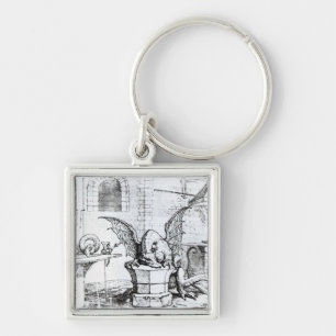 Ein Drache in einer Werkstatt Schlüsselanhänger