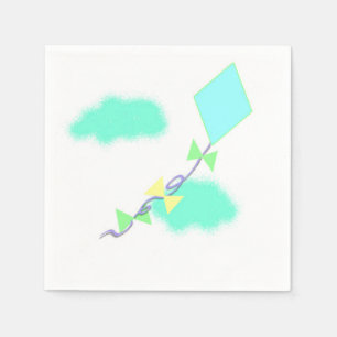 Ein Drachen fliegen Serviette