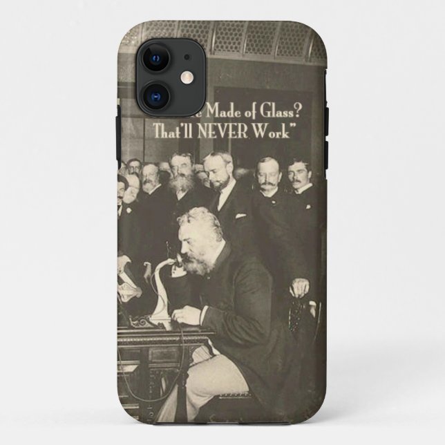 Ein Draht aus Glas, Humor Tech Case-Mate iPhone Hülle (Rückseite)