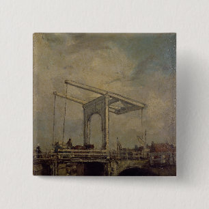 Ein Drawbridge in einer niederländischen Stadt, Button