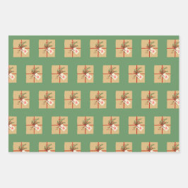 Ein Drei-Tage-Geschenkpackung Geschenkpapier Set