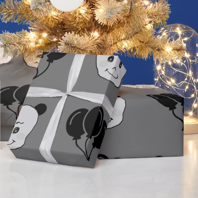 Ein Dudu-Lächelgesicht  Geschenkpapier (Feiertage)