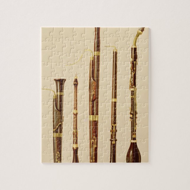 Ein dulcian, ein oboe, ein Bassoon, ein oboe DA (Vertikal)