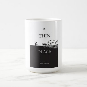 EIN DÜNNER PLATZ KAFFEETASSE
