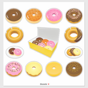 Ein Dutzend Donuts Aufkleber