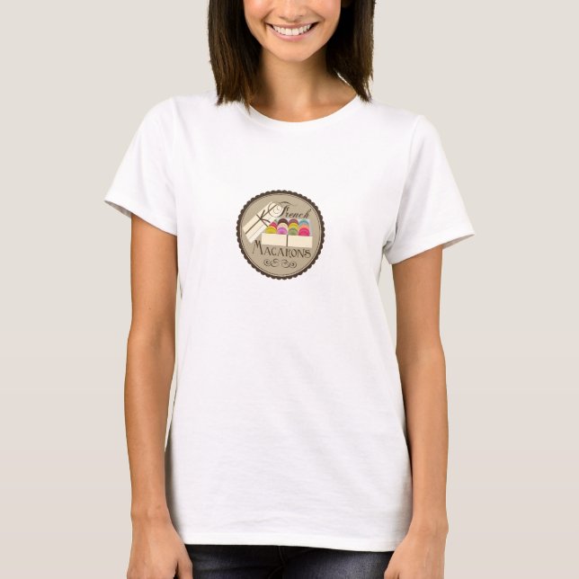 Ein Dutzend Franzosen Macarons in Geschenkboxen T-Shirt (Vorderseite)