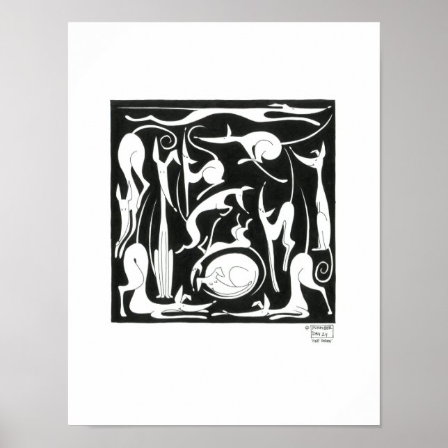 "Ein Dutzend" Poster (Vorne)