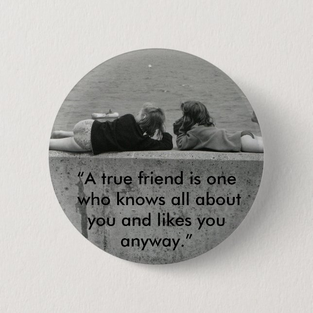Ein echter Freund Button (Vorderseite)