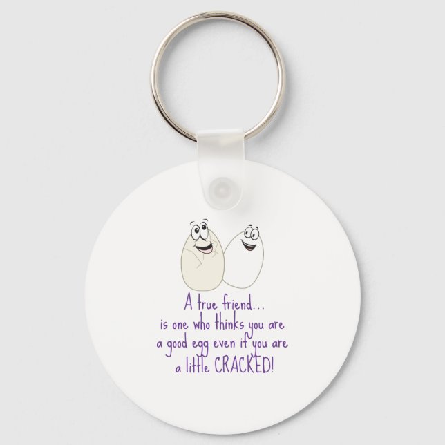 Ein echter Freund Schlüsselanhänger (Vorderseite)