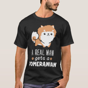 Ein echter Mann bekommt einen Spitz T-Shirt