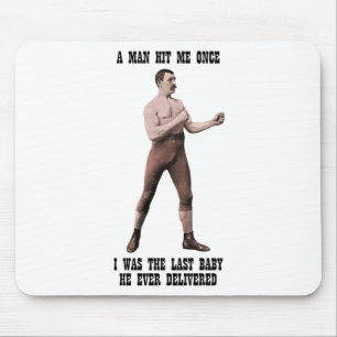 Ein echter übermäßig männlicher Mann Mousepad