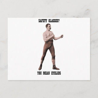Ein echter, übermäßig männlicher Mann Postkarte