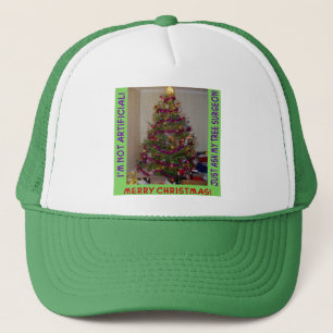 Ein echter Weihnachtsbaum Truckerkappe