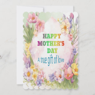 Ein echtes Geschenk der Liebe Einladung