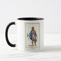 Ein edler Inder von der Ottawa-Nation, 1780 (colou