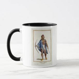 Ein edler Inder von der Ottawa-Nation, 1780 (colou Tasse