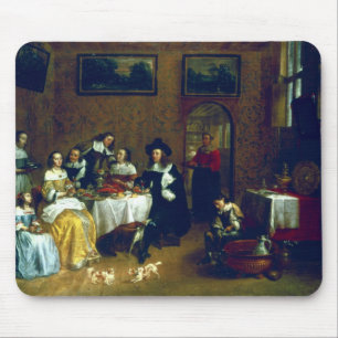 Ein edles Familien-Speisen Mousepad