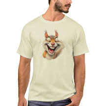 Ein Eichhörnchen ist total verrückt.