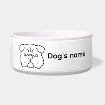 Ein einfaches anpassbares süßes Hundedesign