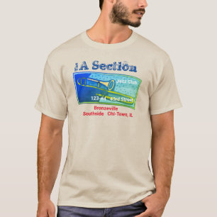 Ein einfaches dunkles T-Shirt der A Section