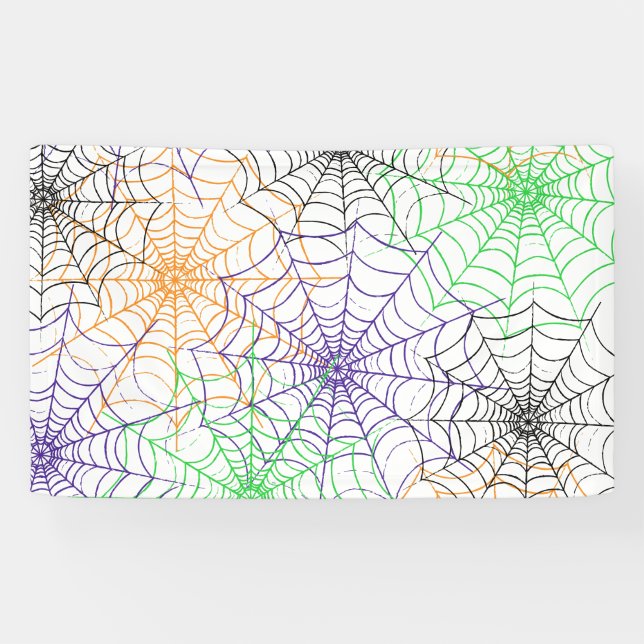 Ein einfaches Halloween-Webmuster Banner (Horizontal)