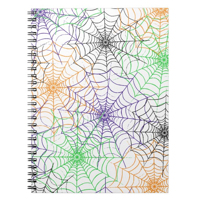 Ein einfaches Halloween-Webmuster Notizblock (Vorderseite)