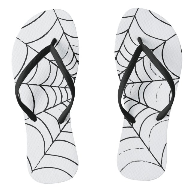 Ein einfaches Spinnennetz Flip Flops (Fußbett)