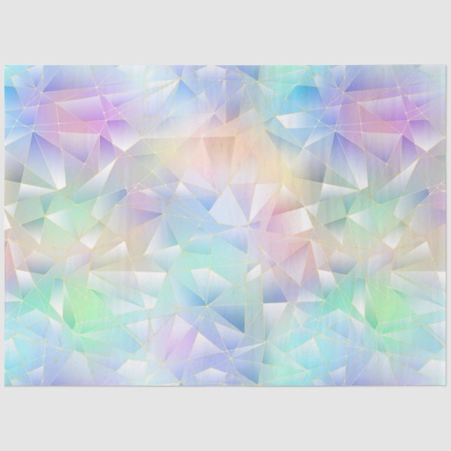 Ein Einhorn-Crystal-Serie Design 2 Seidenpapier (Vorderseite)