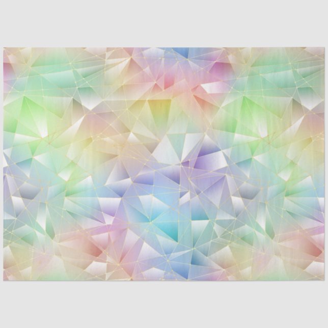 Ein Einhorn-Crystal-Serie Design 7 Seidenpapier (Vorderseite)