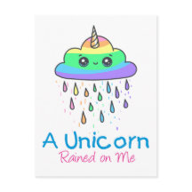 Ein Einhorn regnete auf mich