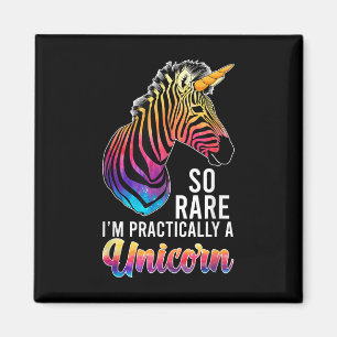 Ein Einhorn seltener Krankheit Krieger Seltene Kra Magnet