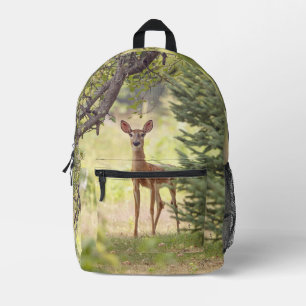 Ein einsamer Hirsch Bedruckter Rucksack