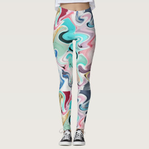 Ein einzigartiges süßes mehrfarbiges "Ratti_Creati Leggings