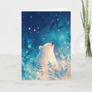 Ein Eisbär in einem wunderlichen Wunderland Karte