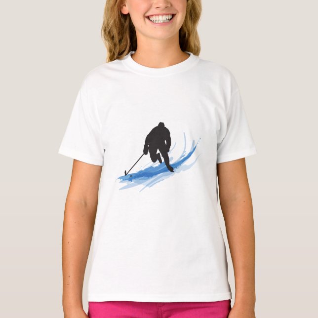 Ein Eishockeyspieler Hoodie (Vorderseite)