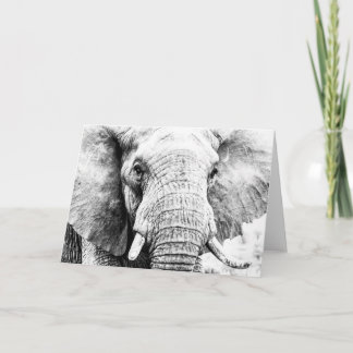 Ein Elefant vergisst nie - das perfekte Dankeschön Karte