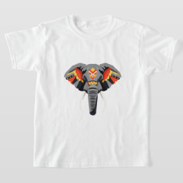 Ein Elefantenkopf T-Shirt