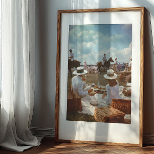 Ein eleganter Nachmittag: Klassisches Polo-Picknic Poster