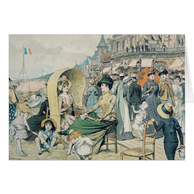 Ein eleganter Strand, 1887 (Vorderseite (Horizontal))