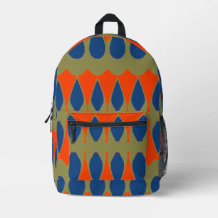 Ein elegantes, mehrfarbiges Design auf einem gedru Bedruckter Rucksack