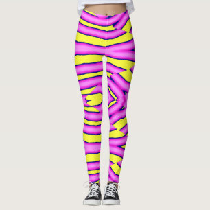 Ein elegantes, pinkfarbenes Gelb "Ratti_Creative_A Leggings