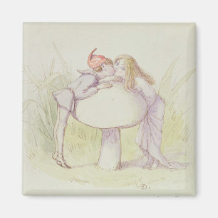 Ein Elf und eine Fairy Magnet