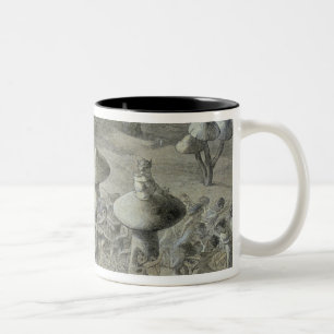 Ein Elfentanz bis zum Nacht, Illustration von 'in Zweifarbige Tasse