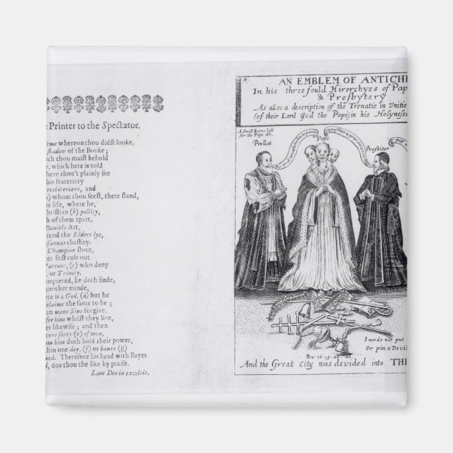 Ein Emblem des Antichrist Magnet (Vorne)