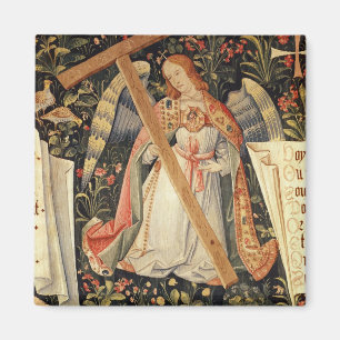 Ein Engel, der das Kreuz trägt Magnet